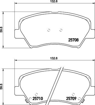 Mintex MDB83363 - Kit pastiglie freno, Freno a disco www.autoricambit.com