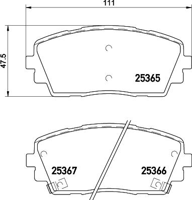 Mintex MDB3297 - Kit pastiglie freno, Freno a disco www.autoricambit.com