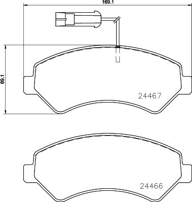 Mintex MVK0012 - Kit freno, Freno a disco www.autoricambit.com