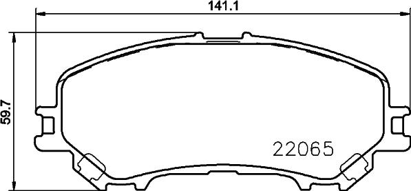 Mintex MDB3717 - Kit pastiglie freno, Freno a disco www.autoricambit.com