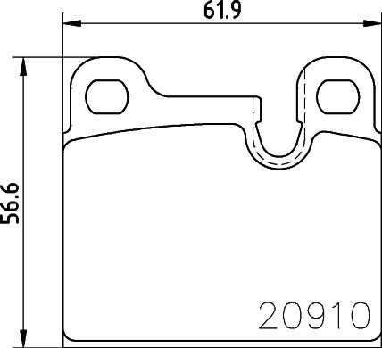 Mintex MDB2167 - Kit pastiglie freno, Freno a disco www.autoricambit.com