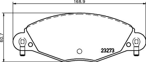 Mintex MDB2188 - Kit pastiglie freno, Freno a disco www.autoricambit.com