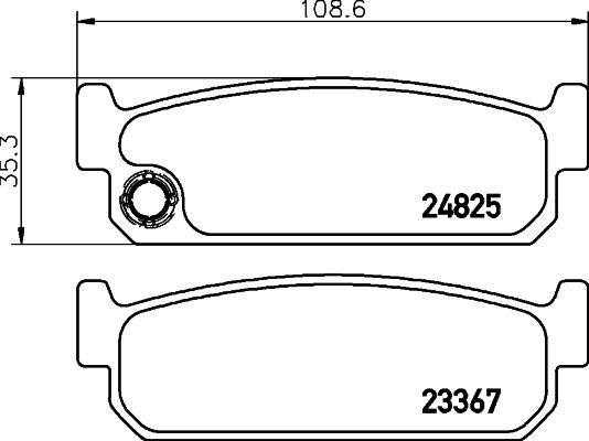 Mintex MDB2175 - Kit pastiglie freno, Freno a disco www.autoricambit.com