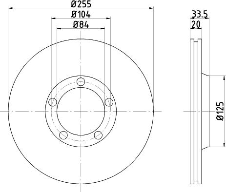 Mintex MDC924 - Discofreno www.autoricambit.com