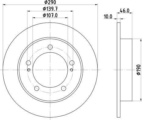 Mintex MDC419 - Discofreno www.autoricambit.com