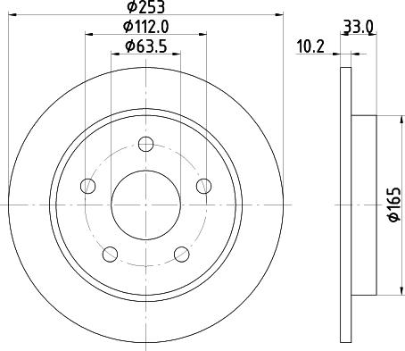 Mintex MDC410 - Discofreno www.autoricambit.com