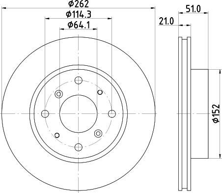 Mintex MDC429 - Discofreno www.autoricambit.com