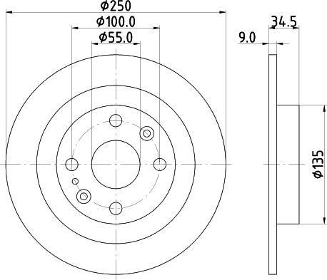 Mintex MDC660 - Discofreno www.autoricambit.com