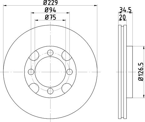 Mintex MDC661 - Discofreno www.autoricambit.com