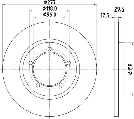 Mintex MDC632 - Discofreno www.autoricambit.com