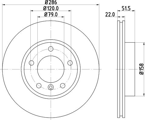 Mintex MDC624C - Discofreno www.autoricambit.com