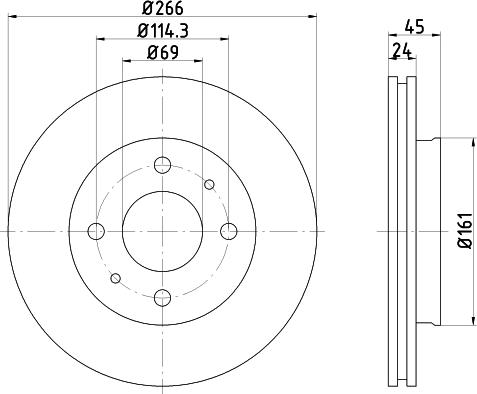 Mintex MDC673 - Discofreno www.autoricambit.com