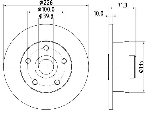 Mintex MDC1996 - Discofreno www.autoricambit.com