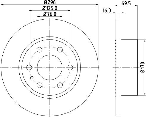 Mintex MDC1932 - Discofreno www.autoricambit.com