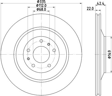 Mintex MDC81924C - Discofreno www.autoricambit.com