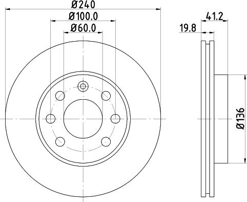 Mintex MDC1454 - Discofreno www.autoricambit.com