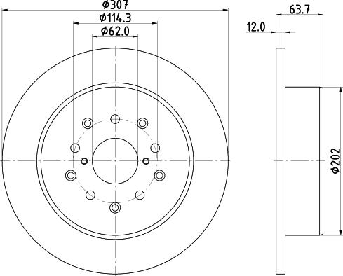 Mintex MDC1461 - Discofreno www.autoricambit.com