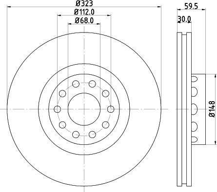 Mintex MDC1419 - Discofreno www.autoricambit.com