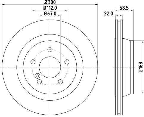 Mintex MDC1428 - Discofreno www.autoricambit.com