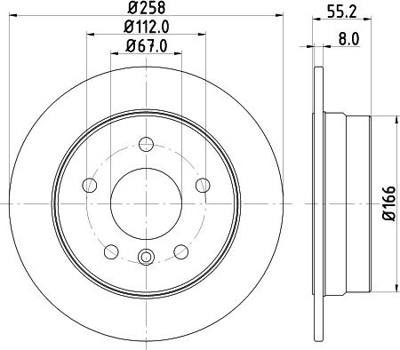 Mintex MDC1422 - Discofreno www.autoricambit.com