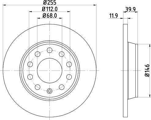 Mintex MDC1541C - Discofreno www.autoricambit.com