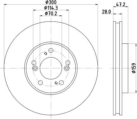 Mintex MDC1516 - Discofreno www.autoricambit.com