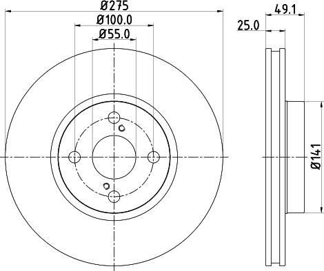 Mintex MDC1588 - Discofreno www.autoricambit.com