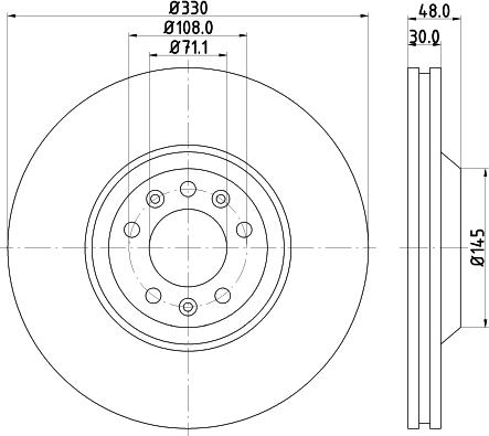 Mintex MDC1690 - Discofreno www.autoricambit.com