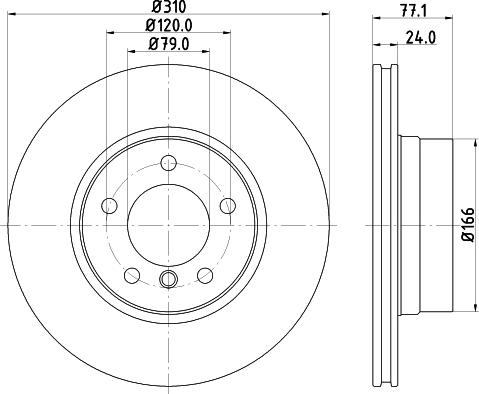 Mintex MDC1658 - Discofreno www.autoricambit.com