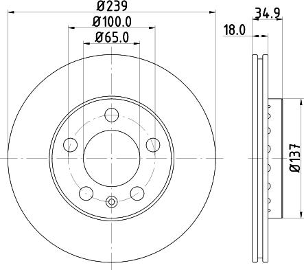 Mintex MDC1652 - Discofreno www.autoricambit.com