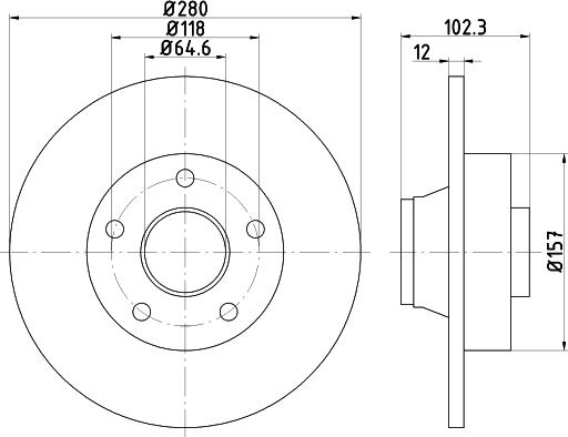 Mintex MDC1609 - Discofreno www.autoricambit.com