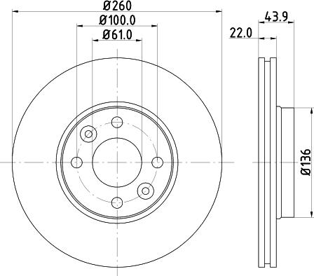 Mintex MDC1607C - Discofreno www.autoricambit.com