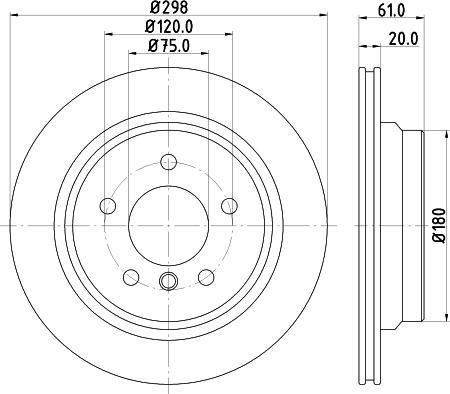 Mintex MDC1054 - Discofreno www.autoricambit.com