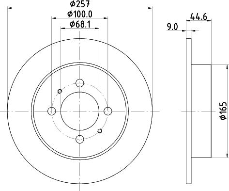 Mintex MDC1055 - Discofreno www.autoricambit.com