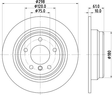 Mintex MDC1061 - Discofreno www.autoricambit.com