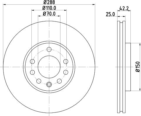 Mintex MDC1009 - Discofreno www.autoricambit.com