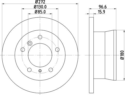 Mintex MDC1075 - Discofreno www.autoricambit.com