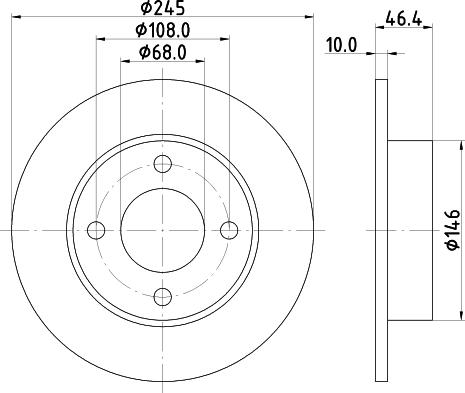 Mintex MDC1159 - Discofreno www.autoricambit.com