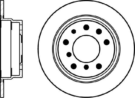 BENDIX 520163 - Discofreno www.autoricambit.com