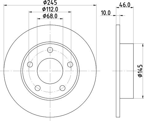 Mintex MDC1123 - Discofreno www.autoricambit.com