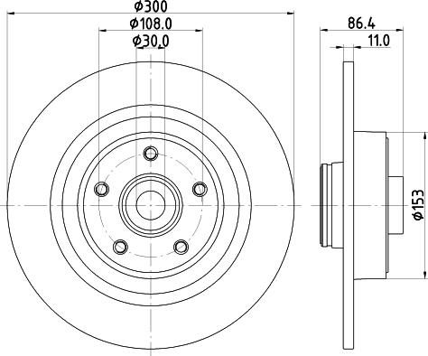 Mintex MDC1893 - Discofreno www.autoricambit.com