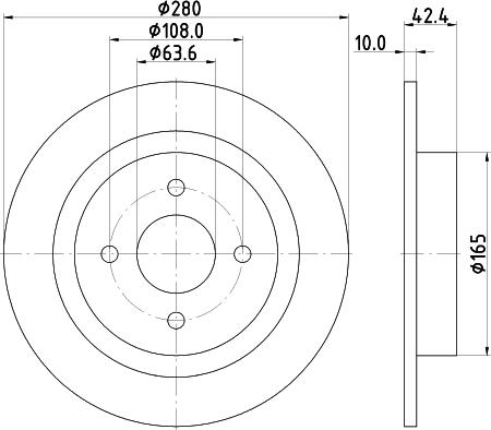 Mintex MDC1801 - Discofreno www.autoricambit.com