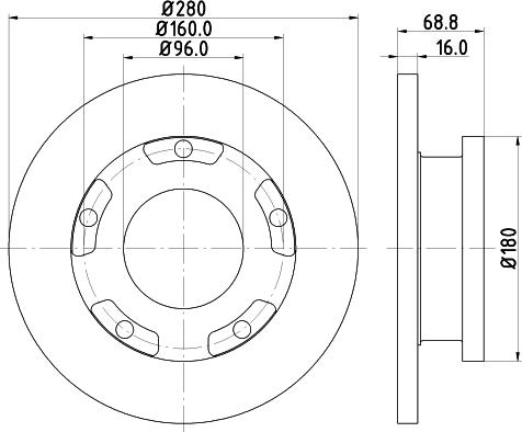 Mintex MVK0018 - Kit freno, Freno a disco www.autoricambit.com