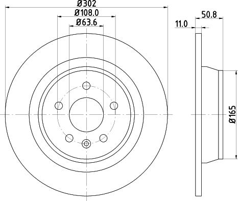 Mintex MDC1810C - Discofreno www.autoricambit.com