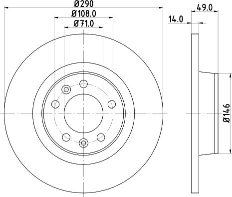 Mintex MDC1836 - Discofreno www.autoricambit.com