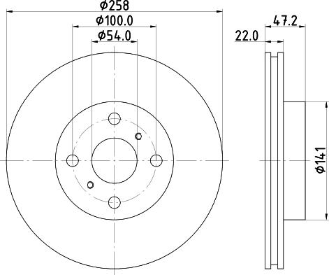 Mintex MDC1318 - Discofreno www.autoricambit.com