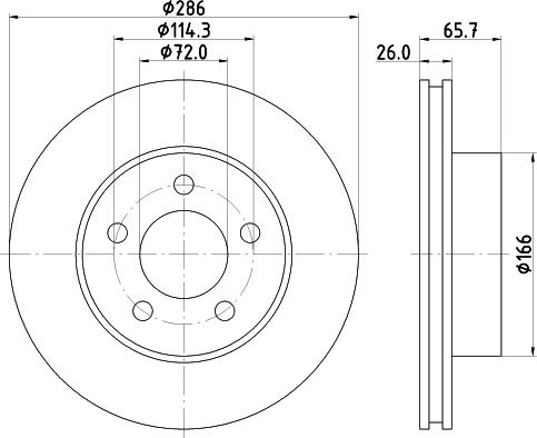 Mintex MDC1334 - Discofreno www.autoricambit.com