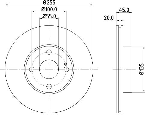 Mintex MDC1295 - Discofreno www.autoricambit.com