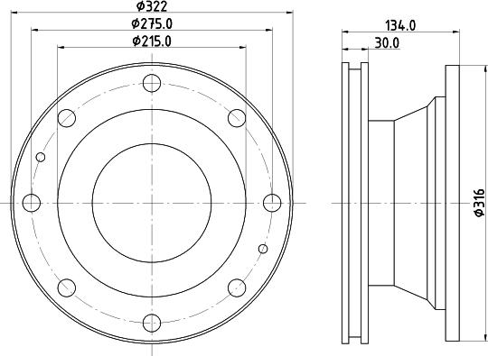 Mintex MDC1245 - Discofreno www.autoricambit.com