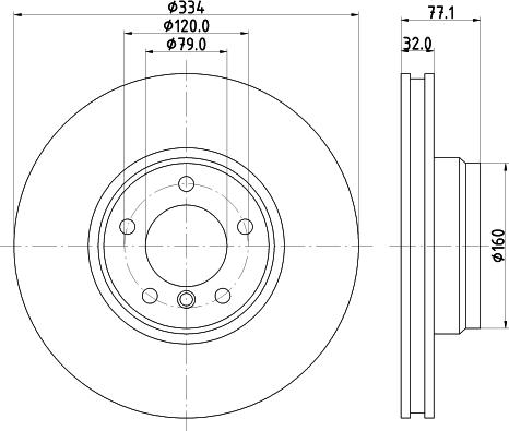 Mintex MDC1258 - Discofreno www.autoricambit.com